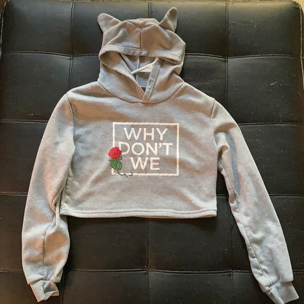 WHY DONT WE Cat Ear Crop Top